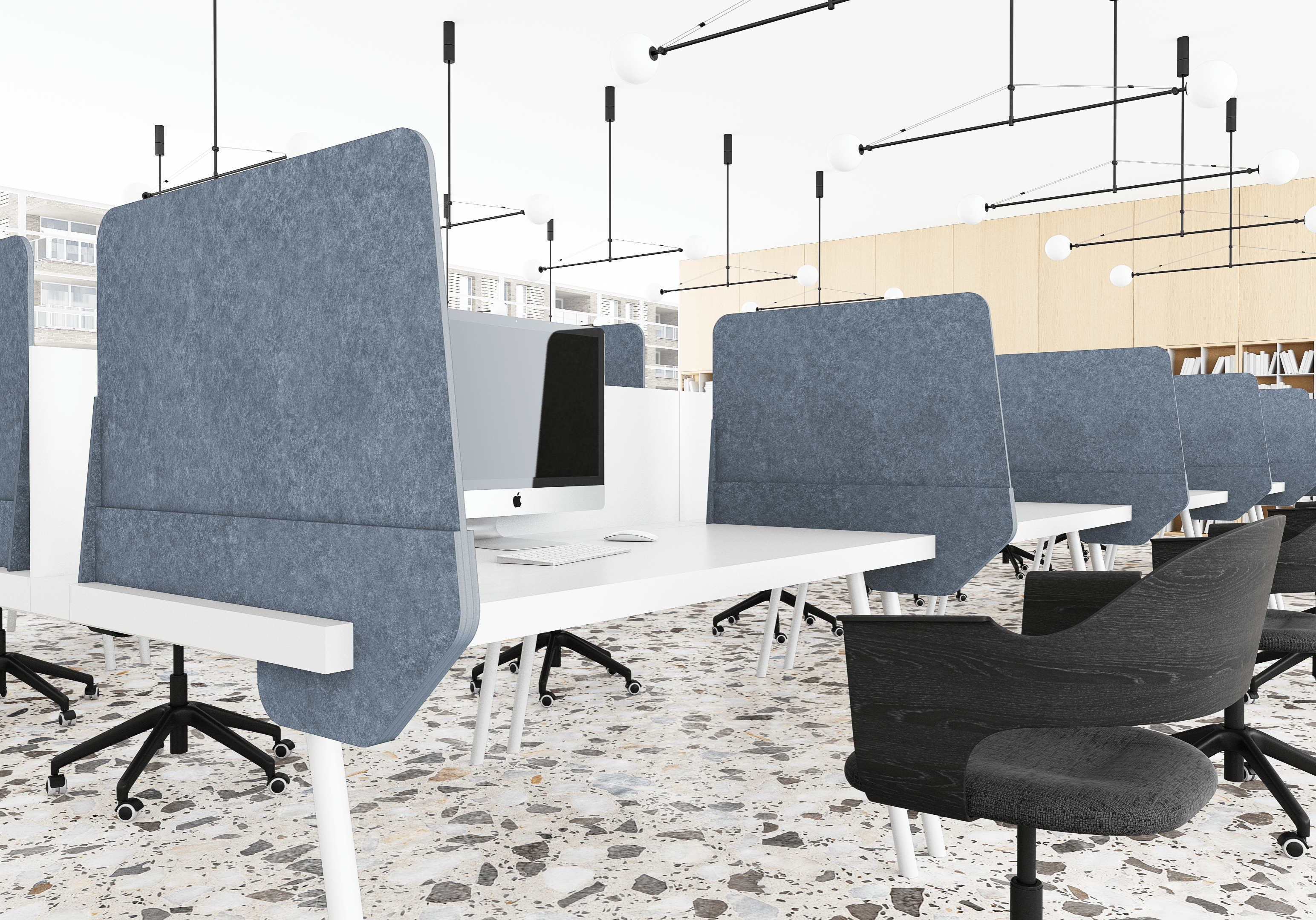 Intego Slide Pro installed in an open office